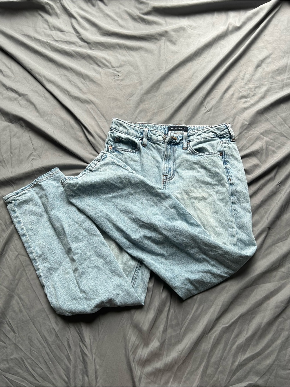 Aeropostale Light Blue Low Rise Baggy Jeans